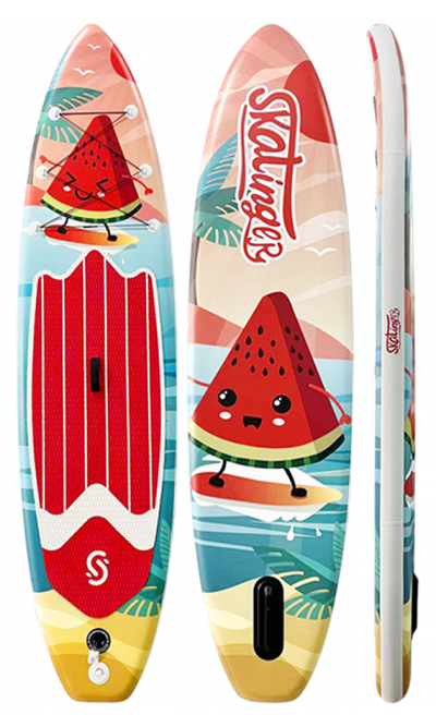 Skatinger Watermelon Tavola SUP Allround – Divertimento, Stabilità, Equilibrio