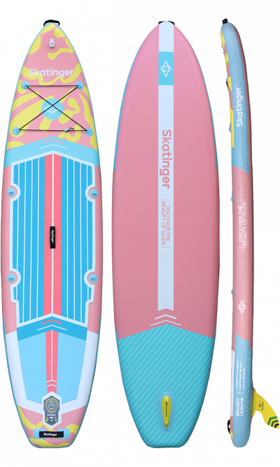 Skatinger White Night Glow Tavola SUP – Stabilità, Comfort, Relax