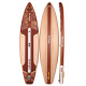 Tavola SUP da touring con pagaia Skatinger Waverider marrone chiaro – Naturale, liscia e senza tempo